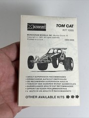 Vintage Monogram Make & Play Pull Back Motor Stunt Buggy Tom Cat Built W Box