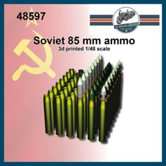 FC Model Trend 1/48 Soviet 85mm Rounds Ammunition