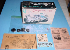 Vintage IMC 1:25 Hall CHAPARRAL 2E RACE CAR Model Kit # 116 – 200