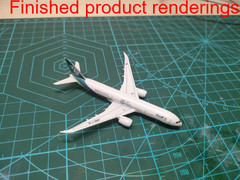 3D Printing 1/700 American Boeing 787-9 transport aircraft Unpainted/1Pc
