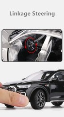 1:24 Scale AUDI Q5 Alloy Diecast Model Car – SUV Toy Vehicle with Sound & Light