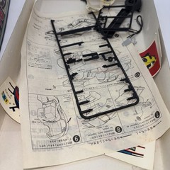 BLUE TANK PORSCHE 935-78 TURBO MODEL KIT 1/28 SCALE Started-parts.