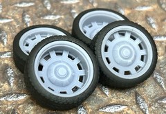 Resin 21/20 Inch: “Raceline Cheyenne” Model car Wheels/Tires 1/24 scale
