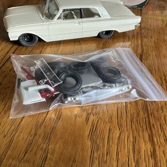 Built Model Car, STARTED AMT Skyline Kit Ford Galaxy Vintage Type Race Car