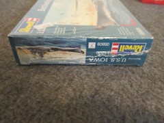 NOS MODEL KITS ERTL US M4-A1 SHERMAN CALLIOPE + REVELL USS IOWA BATTLESHIP LOT-2