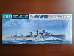 Tamiya 1/700 Waterline Series No.910 Australian Navy Destroyer Vampire US Seller