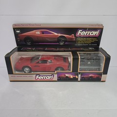 New Bright 1988 FERRARI TESTAROSSA NEW BRIGHT R/C No. 209 Open Box Remote Contro
