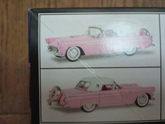 REVELL 1956 PINK FORD THUNDERBIRD 1:24 SCALE MODEL KIT