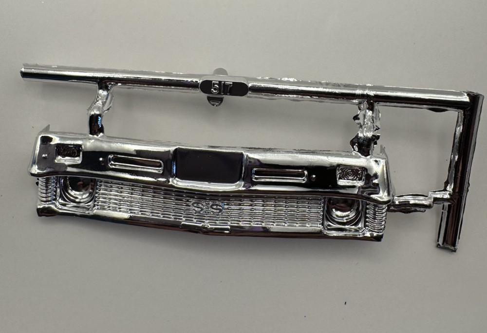 AMT 1142 Chevy Nova SS Pro Stocker Parts Kit Bash Chrome Front Bumper/Grill #517
