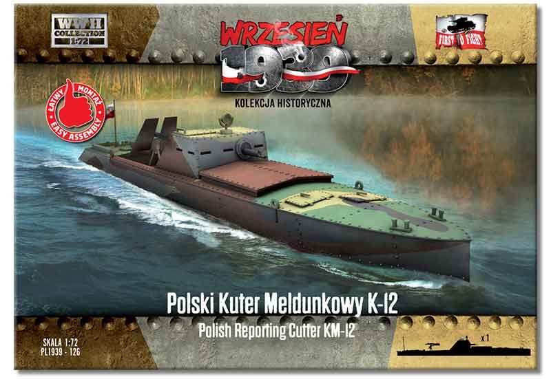 First to Fight 126 Polish Reporting Cutter KM-12 scale 1/72