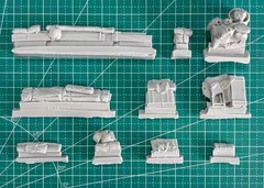 1/35 Scale Die-Cast Resin Model Assembled Kit German Tank Elefant Accessories…