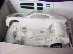 AMT 2010 Chevy Camaro SS/RS Coupe Model Kit 1/25 Scale – Parts Only Bad build