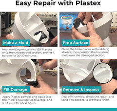 – Easily Glue, Repair or Remake Broken Plastic, Fiberglass, Wood & More!. (Stand