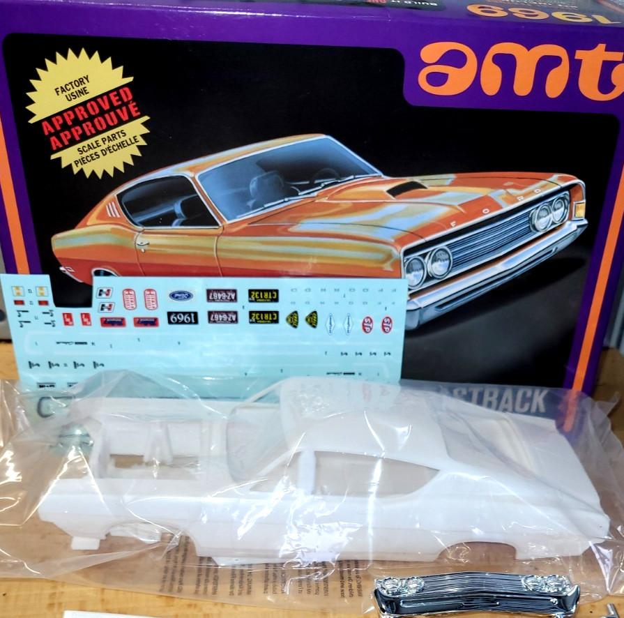 1969 FORD TORINO COBRA BODY,INTERIOR,CHASSIS,SUSPENSION,GLASS,DECALS,TRIM
