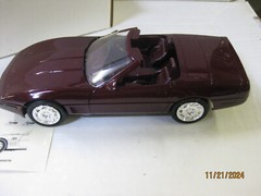 1993 Corvette Convert promo 1/25 scale, NEW IN BOX WITH ORIGINAL TISSUE & LABELS