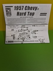 AMT Ertl Boyd Coddington 1957 Chevy Hard Top 1:25 Model Kit *OPEN BOX*