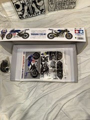 Tamiya/Detail-Up 09 Yamaha YZR-M1 Rossi 1/12th Scale Motorcycle Kit #14117