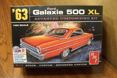 AMT ’63 FORD GALAXIE 500XL MODEL KIT 1/25 SCALE – build 1 of 3 ways