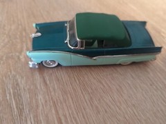 Vintage Ford Fairlane Model Car 2 Tone Green 5 Inches *GC