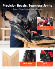 Track Saw, 6-1/2-Inch, Plunge-Cut Circular Saw Kit, Black