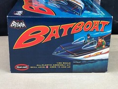 Polar Lights 1:25 Scale Plastic Model Kit BATMAN BATBOAT ROBIN ~ Started