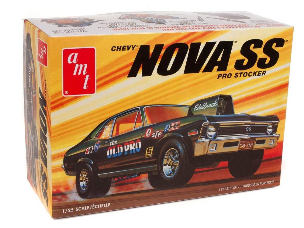 1972 Chevy Nova SS Old Pro 1:25 Scale Model Kit