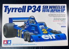 TAMIYA 1/20 Tyrrell P34 SIX WHEELER F1. Item20058 with P/ECHING PARTS from Japan