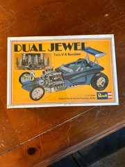 Revell 1974 Dual Jewel Twin V-8 Roadster 1:25 Model Kit #H-1329. New/Sealed
