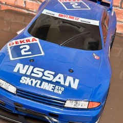 Toyco 1/10 Touring Car Series Nissan Skyline GT-R RC Car Blue White Red Black
