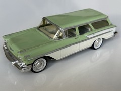 1958 Chevrolet Nomad GM Dealership Promotional Model Car SEA FOAM GREEN/WHITE