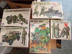 5 1/35 Tamiya German military kits 5 kits one low price