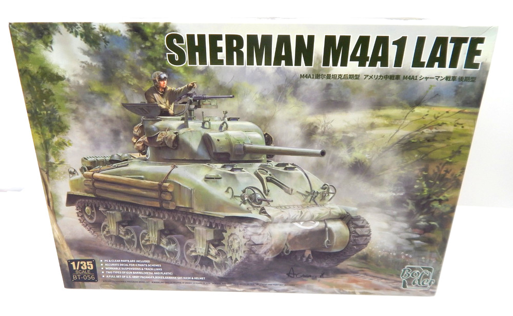 Border Models 1/35 Sherman M4A1 Late Plastic Kit BT-056 NEW SEALED