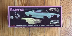 AMT 1:43 scale PLASTIC KIT 1969 FORD TORINO #M782-100 (built)