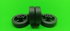 REVELL Jaguar XK-E Type Coupe 1/24 New Tool Wire Wheels Rubber Tires Knock Offs