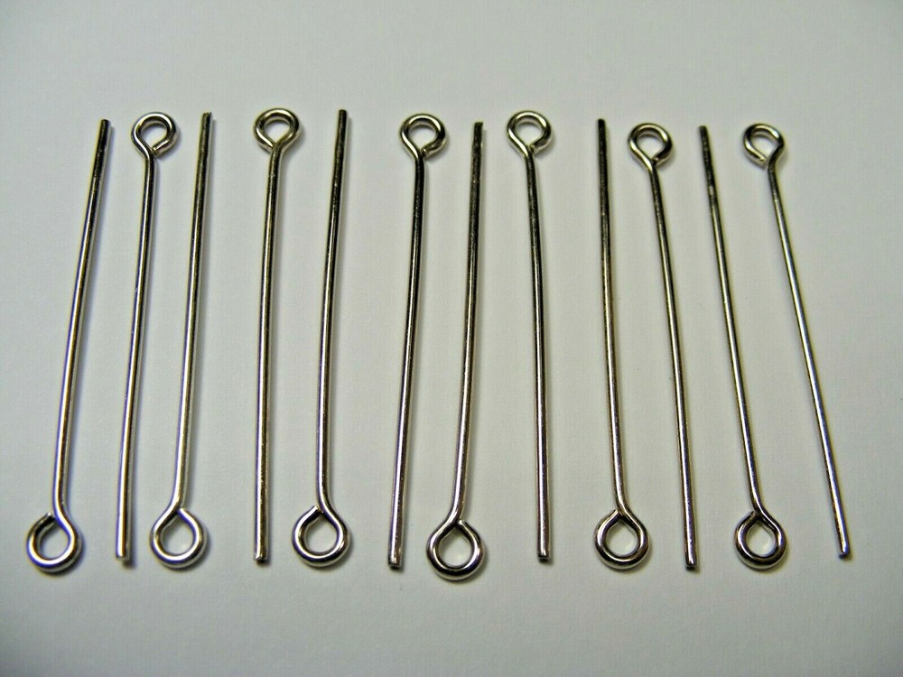 1 3/4″ Long Brass Eye Pins With 3/16″ Eye (18 pcs) by Don Mills Models