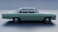 3d Printed 1/25 1968 Plymouth Valiant 100 4 Door Model Kit