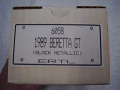 1989 CHEVROLET BERETTA GT PROMO MODEL BLACK