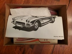 1962 Corvette Convertble AMT 1:25 Build 3 Ways New Open Box Complete