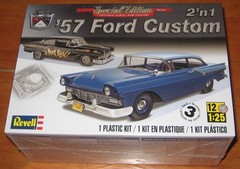 Revell 1957 Ford Custom Kit # 85-4283 Factory Sealed Stock or Drag 2012 Issue 57