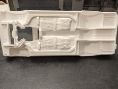 AMT 1/25 64 Chevy Malibu SS Exhaust Delete Resin Cast Pro Street Chassis