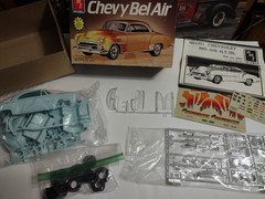 Vintage 1/25 Scale amt 1951 Chevy Bel-Air Model #6607 Open Box, Complete