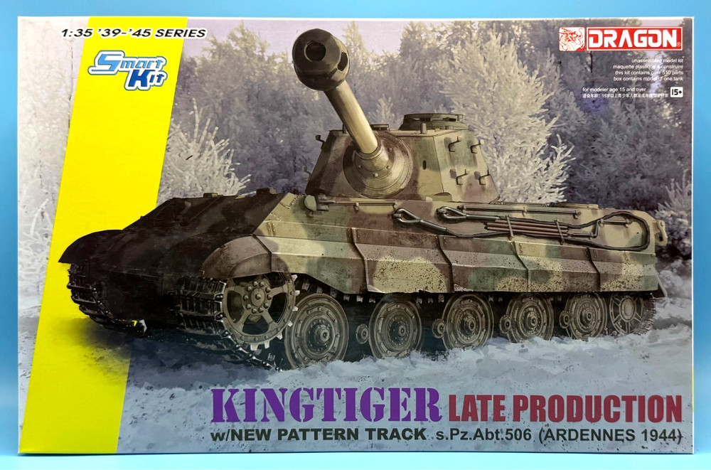 Dragon 1/35 6900 Kingtiger Late Production w/New Pattern Track Brand New Kit