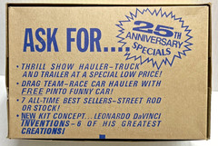 Vintage AMT ’27 “T” Ford Street Rod Fire Truck Model Kit Sealed Parts 1/25 T143