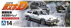 Aoshima 1/24 Initial D FUJIWARA TAKUMI AE86 TRUENO Kit 59548 JAPAN IMPORT