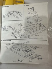Vintage MPC Ferrari Berlinetta Boxer 1/24 Model Kit Unbuilt 1979