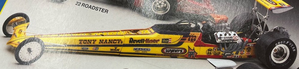 Revell Tony Nancy Revelliner Dragster Car vintage 1/25 McM Bagged Model kit