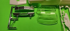 USA 1 1990 Chevy Silverado Pickup Truck 1/25 Cab Body Glass Bed Box Interior Tub