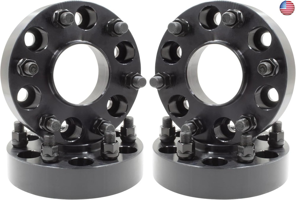 Wheel Accessories Parts 4 Pcs Hub Centric Wheel Spacers 6 on 135mm 1.50 Inch