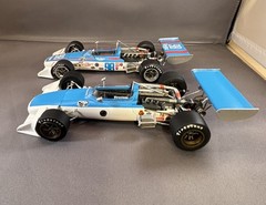 **NEW ** 1/25 72 VIVITAR EAGLE DRIVER MIKE MOSLEY SEMI KIT, INDY RESIN, CART