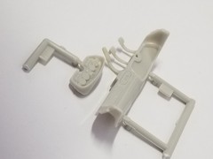 1958 Edsel Pacer DASH BOARD / INSTRUMENT CLUSTER from AMT 1:25 Model Kit 58